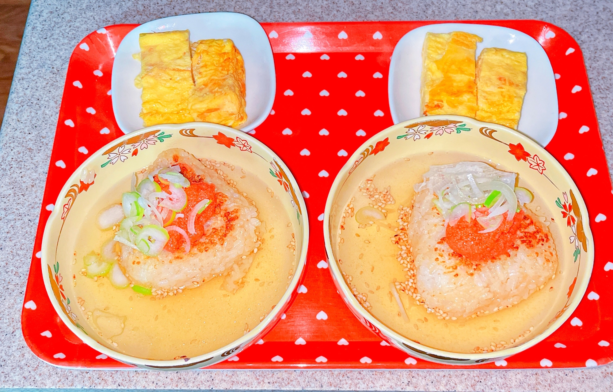 焼きおにぎり￤明太子出汁茶漬け￤簡単￤お弁当にも