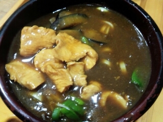 なすと合う!カレーうどん