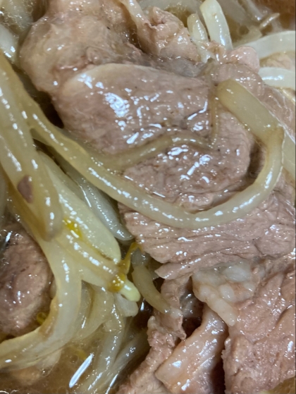 にんにく醤油！スタミナ豚もやし炒め