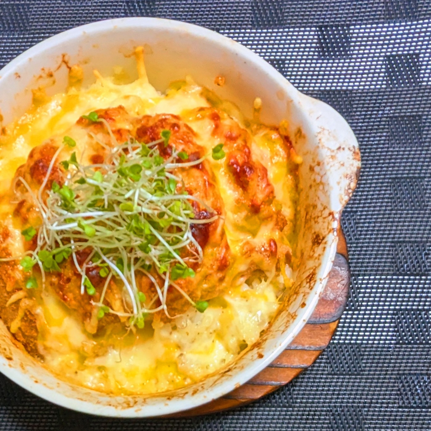 マヨ明太コロッケのリゾットドリア