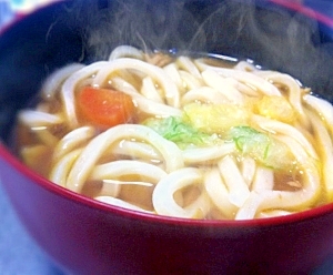 どんぶり一つで手抜きカレーうどん