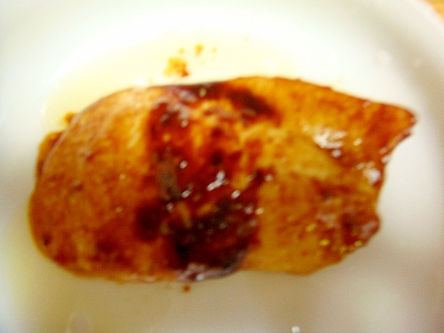鶏ムネの塩麹とジンジャーはちみつ焼肉のタレ焼き