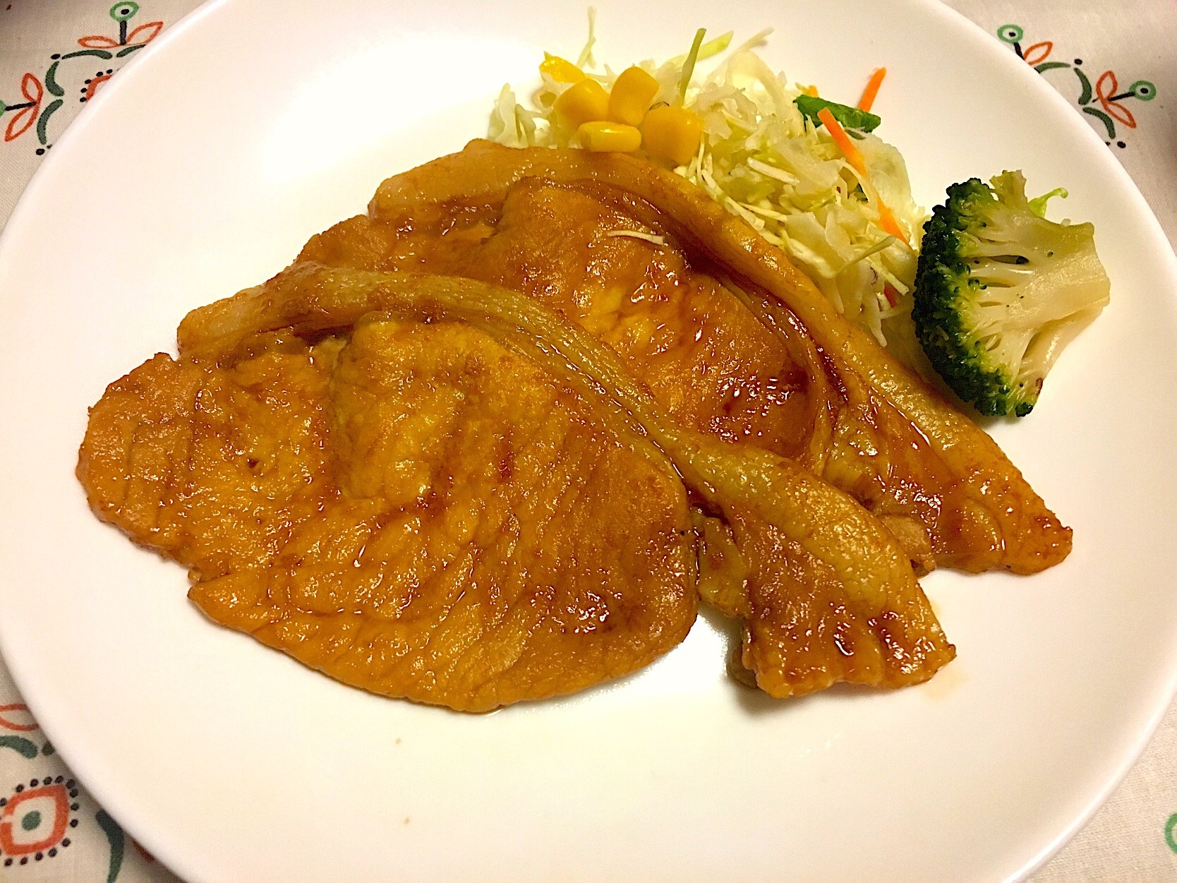 【家庭料理】豚の生姜焼き
