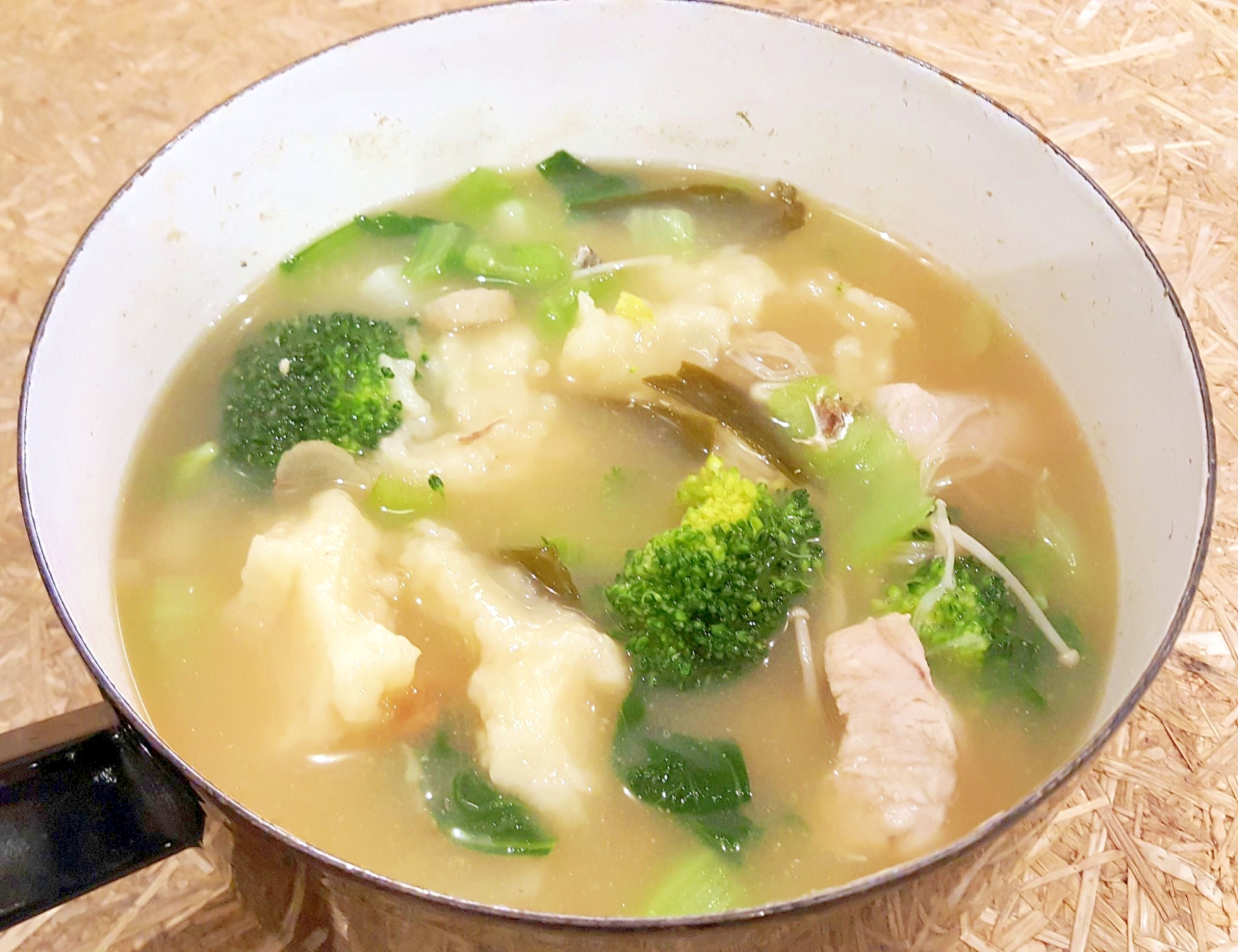 もちもちすいとんの味噌煮込み レシピ 作り方 By Kenko San 楽天レシピ