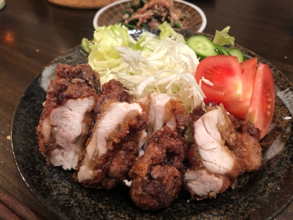 鶏もも肉が柔らかくて凄く美味しかったです！主人も大絶賛でした！また絶対作ります。ありがとうございました( ˊᵕˋ )