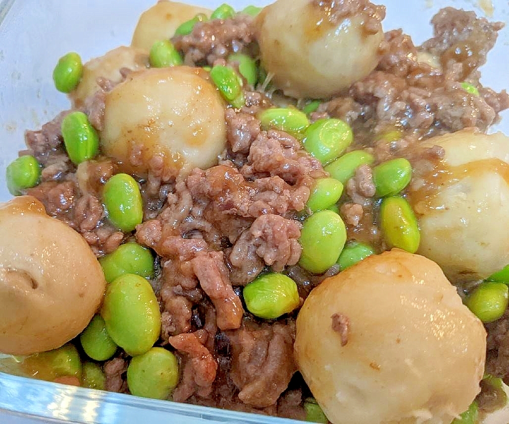 里芋のそぼろあんかけ煮