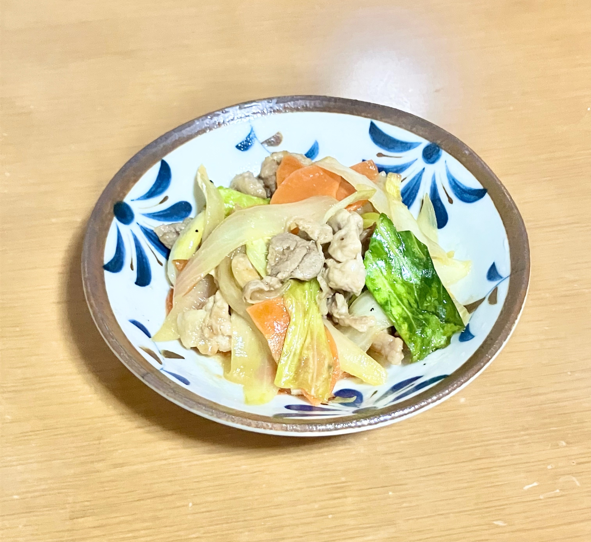 簡単☆豚こま肉と野菜炒め