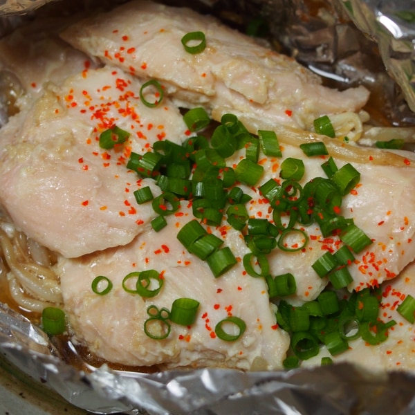 トースターで簡単 鶏ムネ肉のホイル焼き レシピ 作り方 By Hana Mama 楽天レシピ トースターで簡単 鶏ムネ肉のホイル焼き レシピ 作り方 By Hana Mama 楽天レシピ