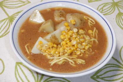 ジャガバターコーン味噌ラーメン