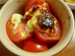 簡単でおいしい☆トマトのマヨネーズ焼き