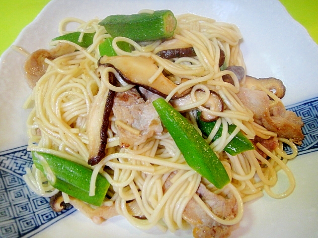 オクラと豚肉椎茸の炒めひやむぎ レシピ 作り方 By Mint 1月 しばらく返レポお休み 楽天レシピ オクラと豚肉椎茸の炒めひやむぎ レシピ 作り方 By Mint 1月 しばらく返レポお休み 楽天レシピ