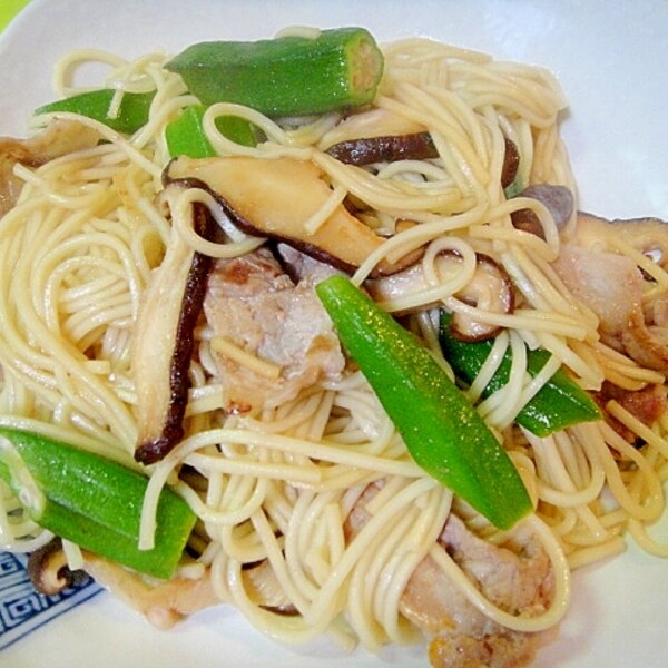 オクラと豚肉椎茸の炒めひやむぎ レシピ 作り方 By Mint 1月 しばらく返レポお休み 楽天レシピ オクラと豚肉椎茸の炒めひやむぎ レシピ 作り方 By Mint 1月 しばらく返レポお休み 楽天レシピ