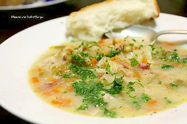 いろいろ野菜のサワースープ