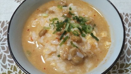 キムチ納豆雑炊