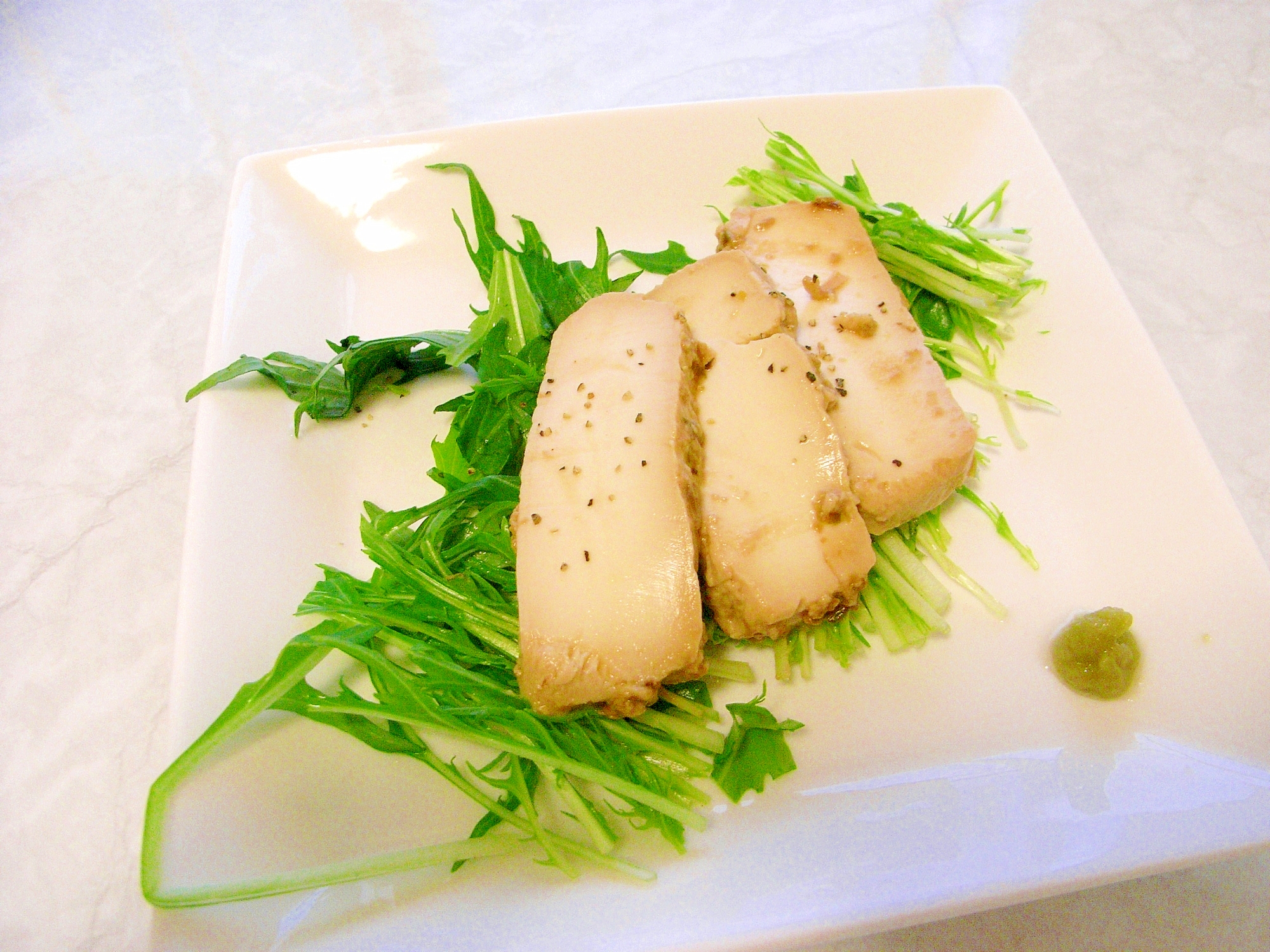 絹豆腐の醤油麹漬