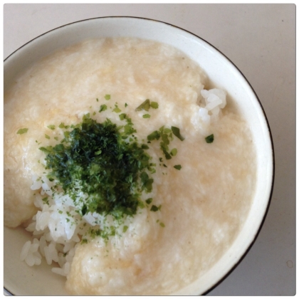 長芋が余ってたので お昼ご飯に頂きました。手軽で美味しかったですwご馳走様でした。