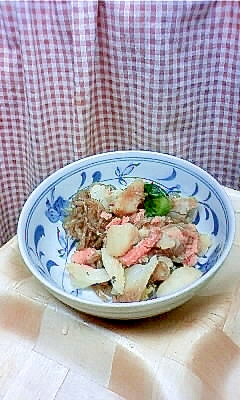 味つけなし！塩サケの肉じゃが風