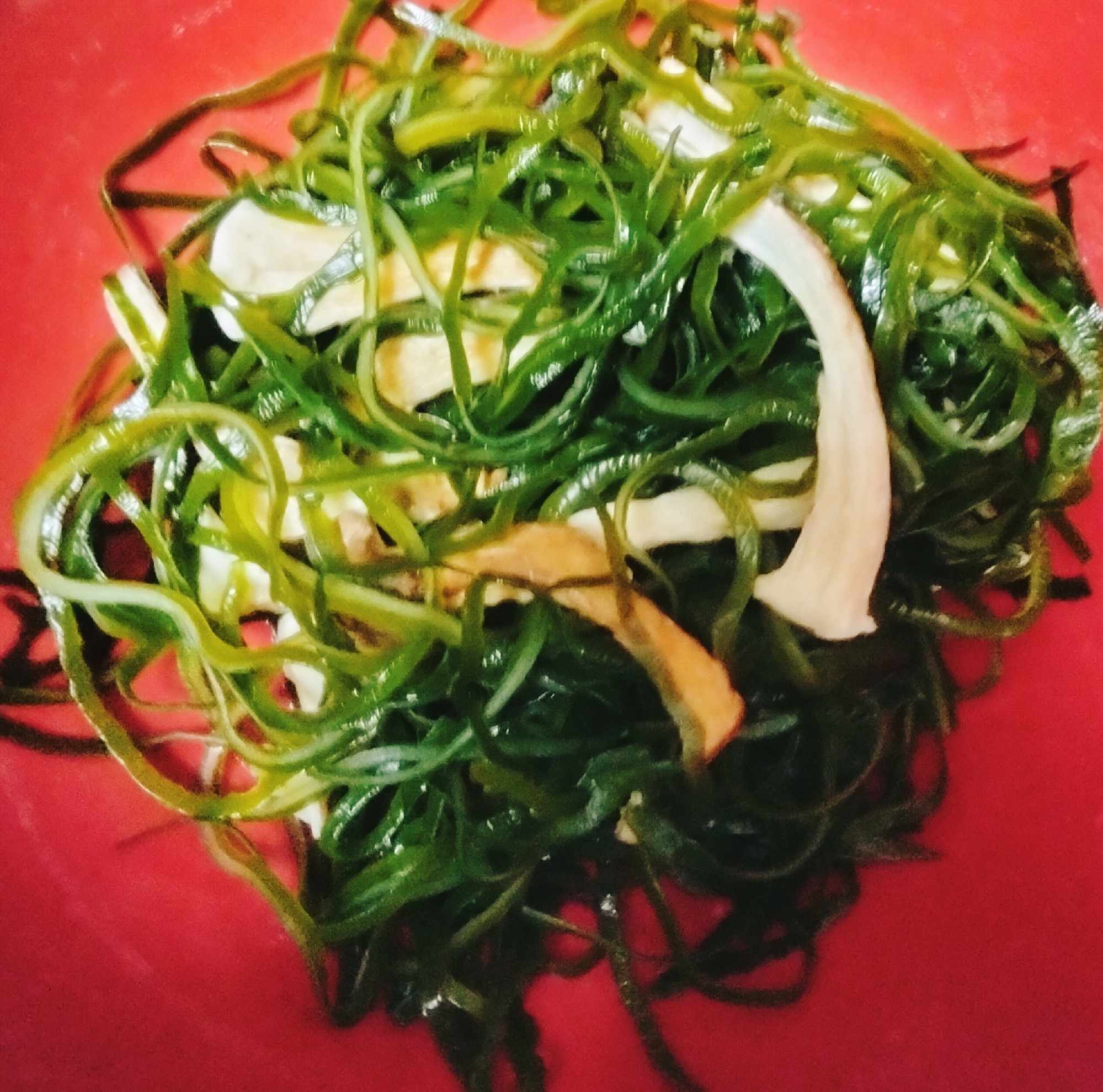 レンジで！切り昆布の白出汁生姜煮