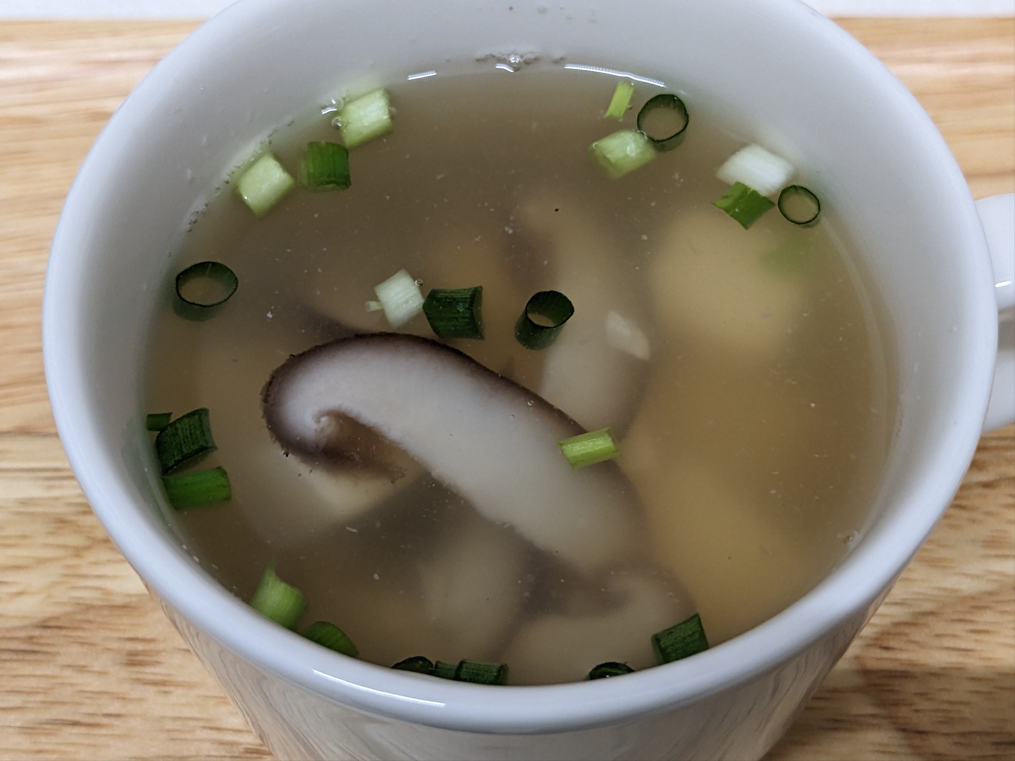 椎茸と豆腐のスープ