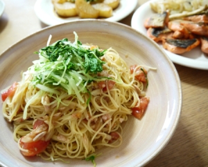 ひんやり！ツナとトマトのスパゲティ