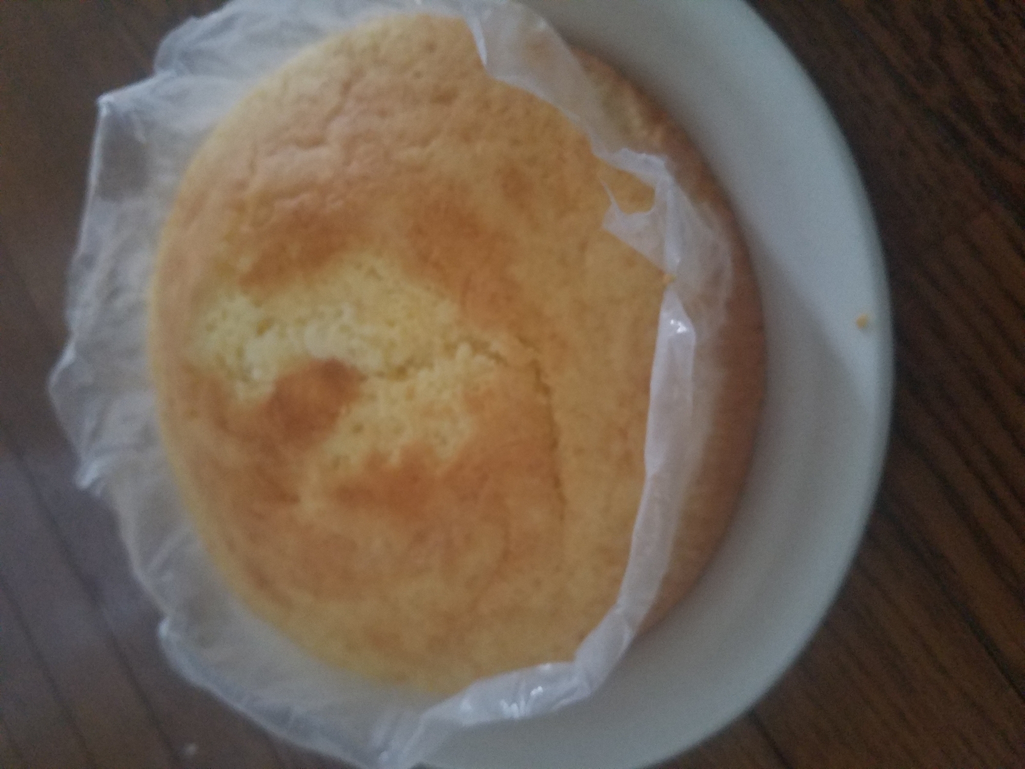 卵1個で 18センチ型のスポンジケーキ レシピ 作り方 By ブタコマ 楽天レシピ