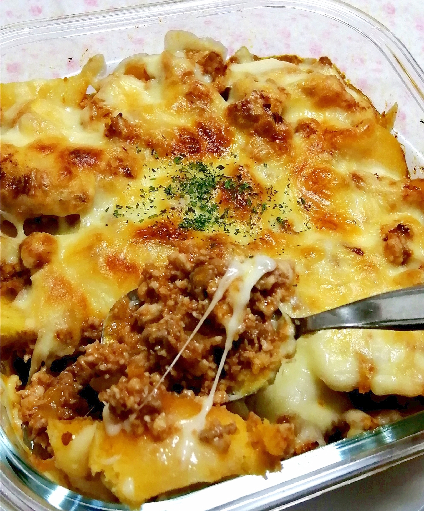 冷凍ポテトで超かんたん!ポテトミートのチーズ焼き