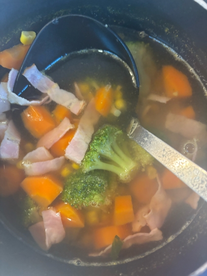 デトックス効果バツグン！健康ぶっこみ野菜スープ