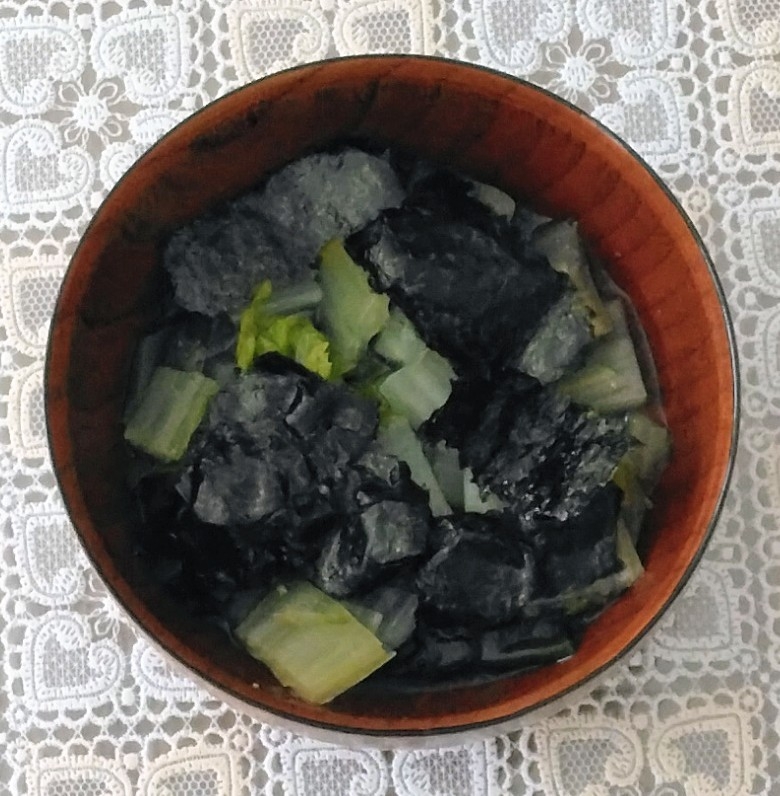 ✨海苔のお味噌汁 ✨ミネラル補給