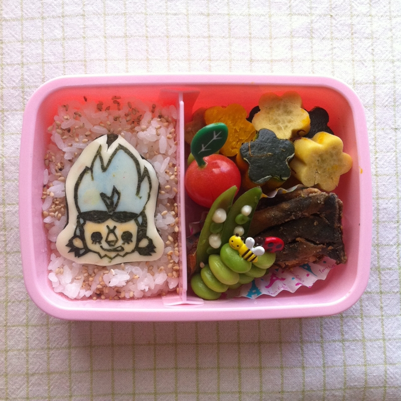 ワンピースのフランキーキャラ弁 レシピ 作り方 By Asa 楽天レシピ