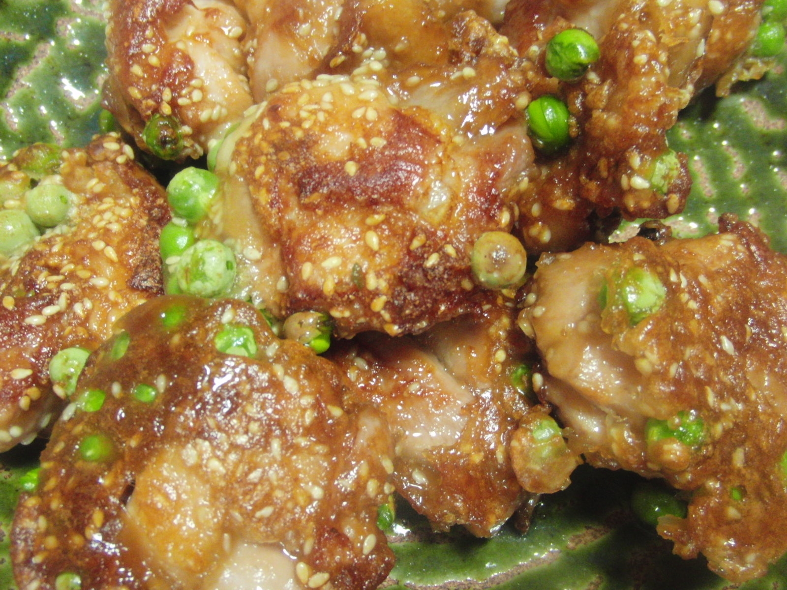 グリーンピースの唐揚げ