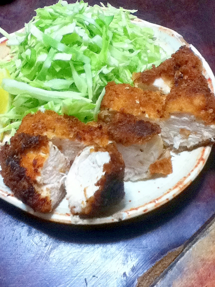 カレー風味なチキンカツ【鶏むね肉の柔らかレシピ】