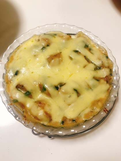 食べ応え抜群♫餅グラタン