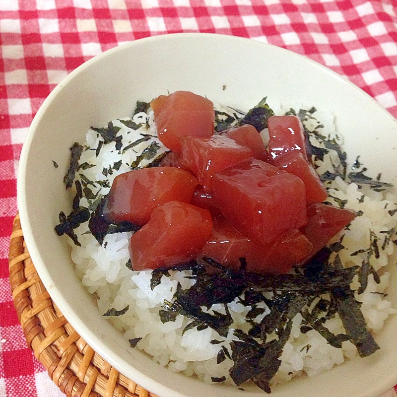 マグロの漬け丼♡ゆず風味