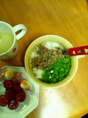 幼児食　2色丼