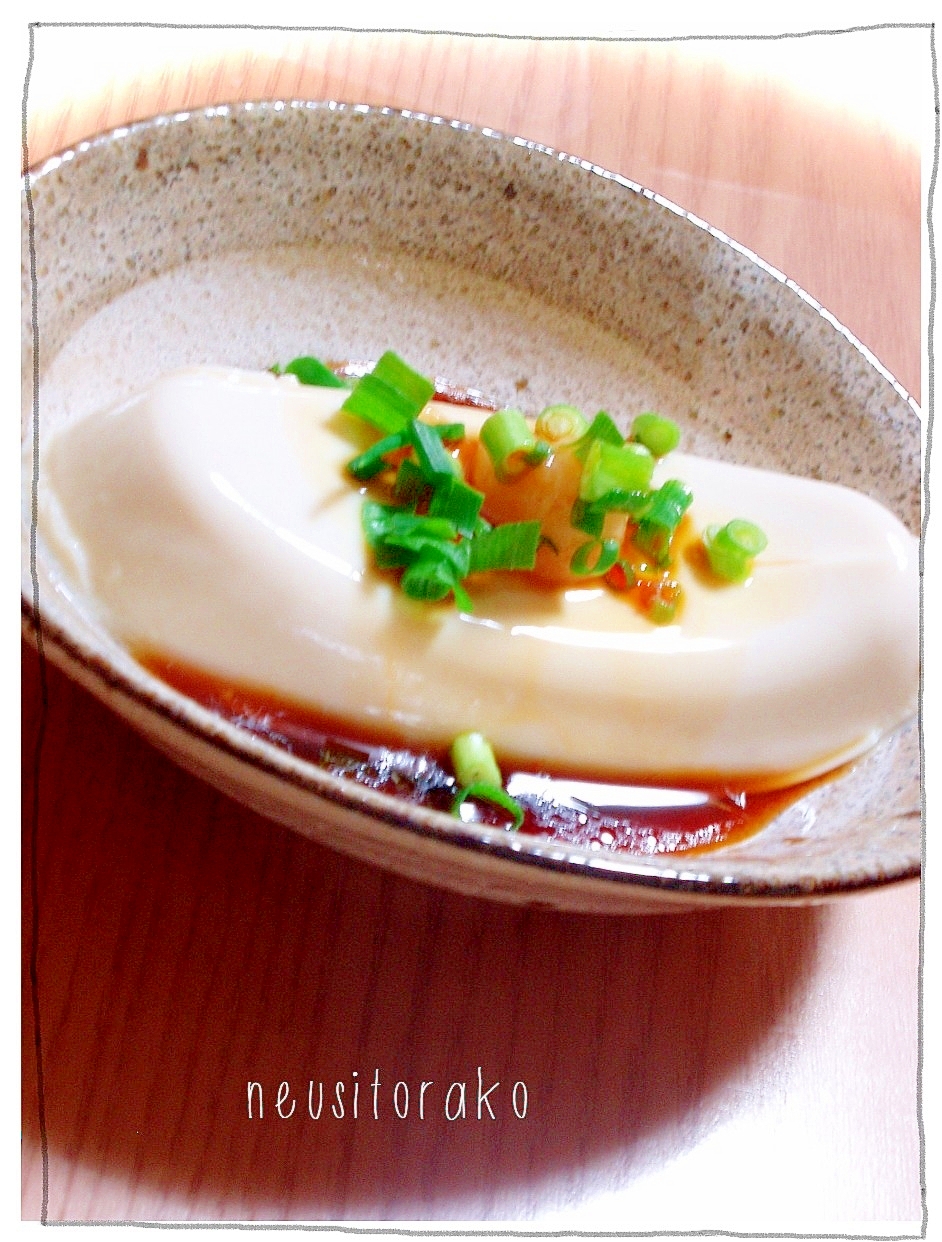 おろしにんにく冷奴 レシピ 作り方 By ねうしとら子 楽天レシピ