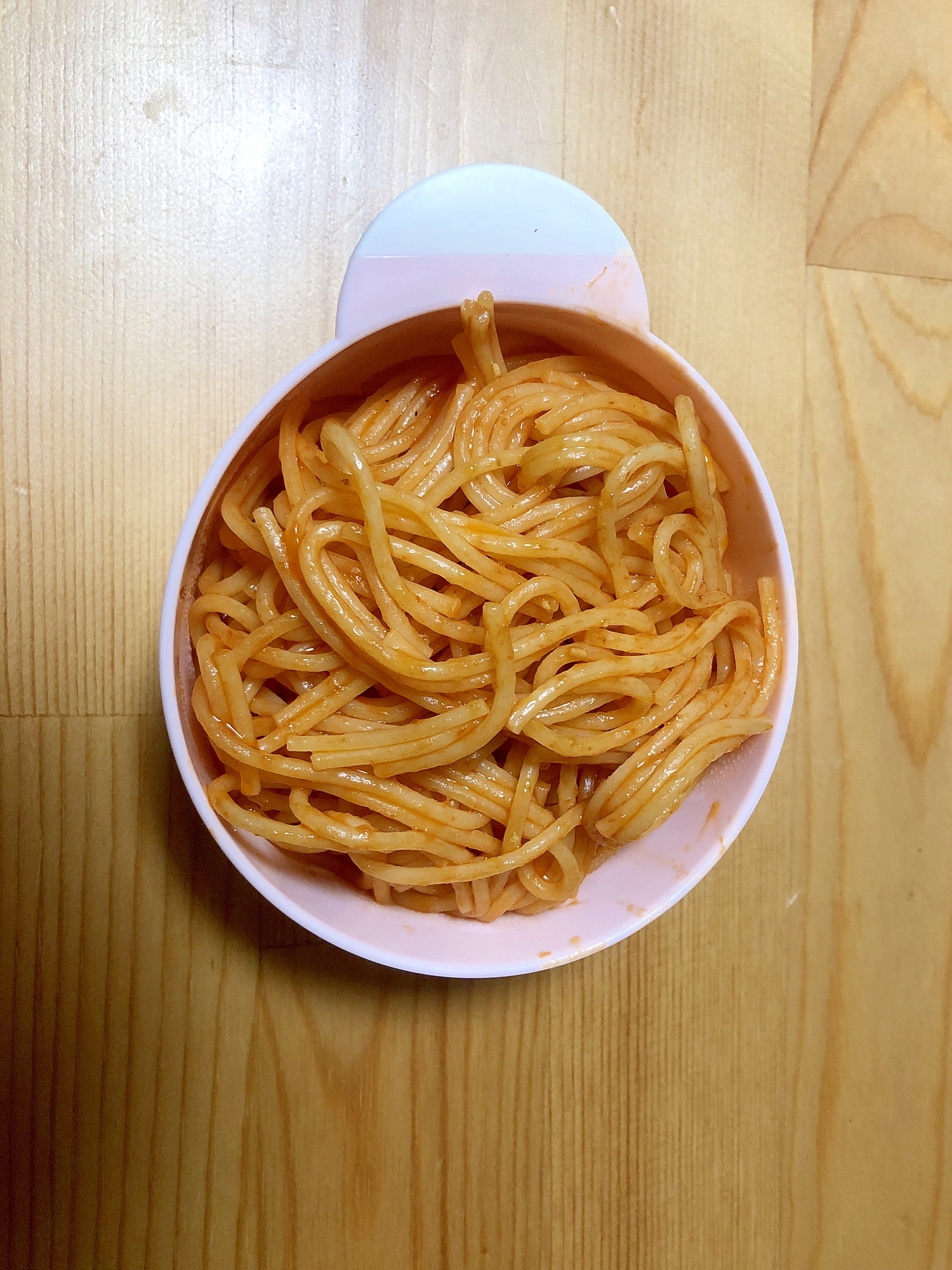 レンジで簡単ナポリタン