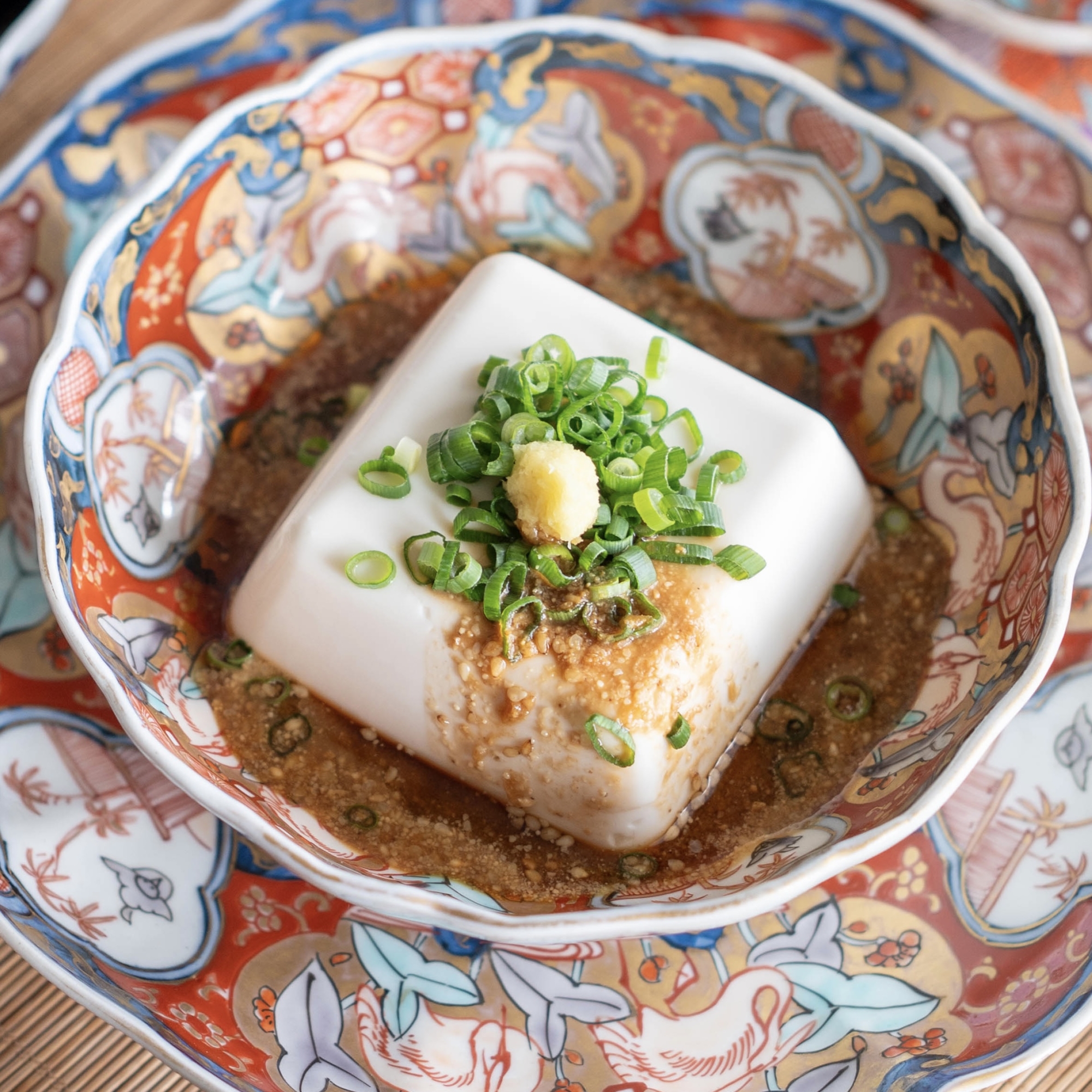 レンジ温やっこ〜ポン酢みそだれ【和食・副菜】