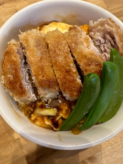 豚こまでカツ丼！簡単節約カツ丼♪