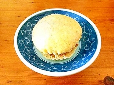 黄粉あんこサンド♪ホットケーキミックスで蒸しケーキ