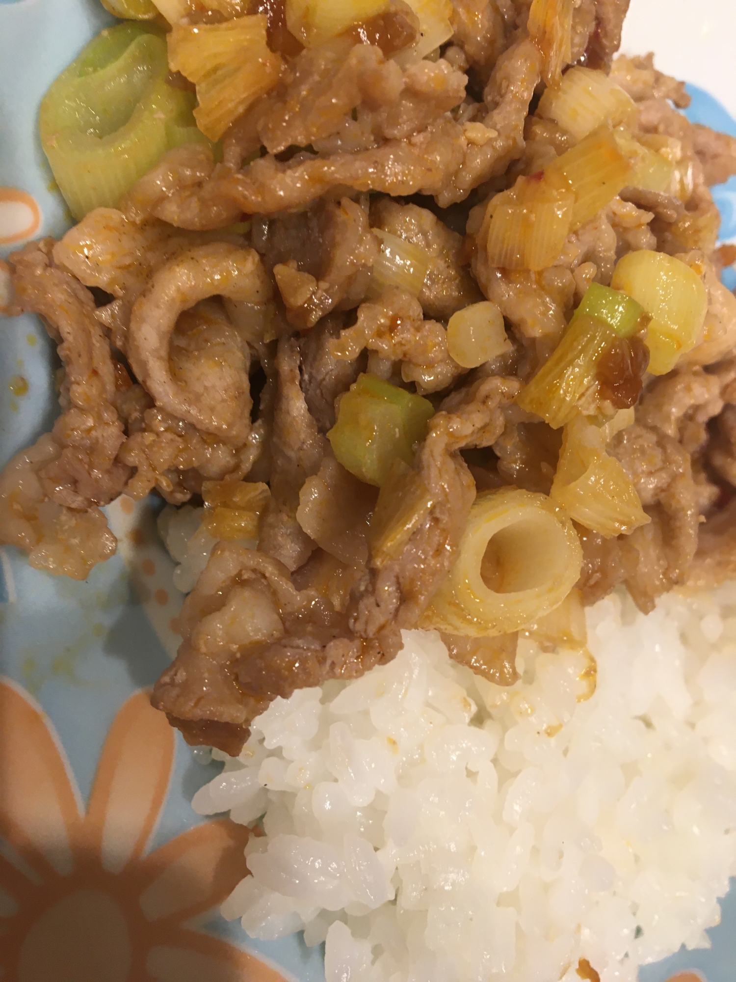 パッタイの素で肉炒め
