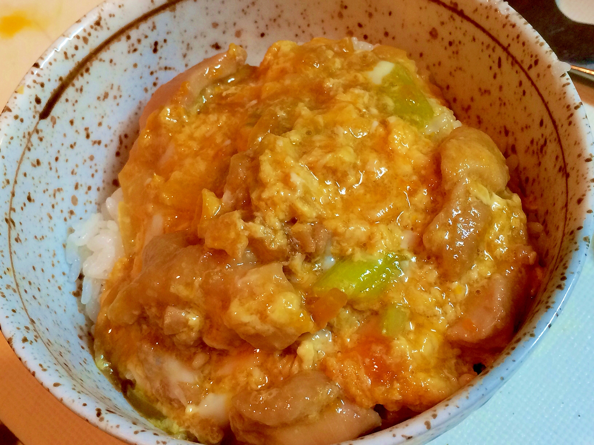 めんつゆで作るかんたん親子丼