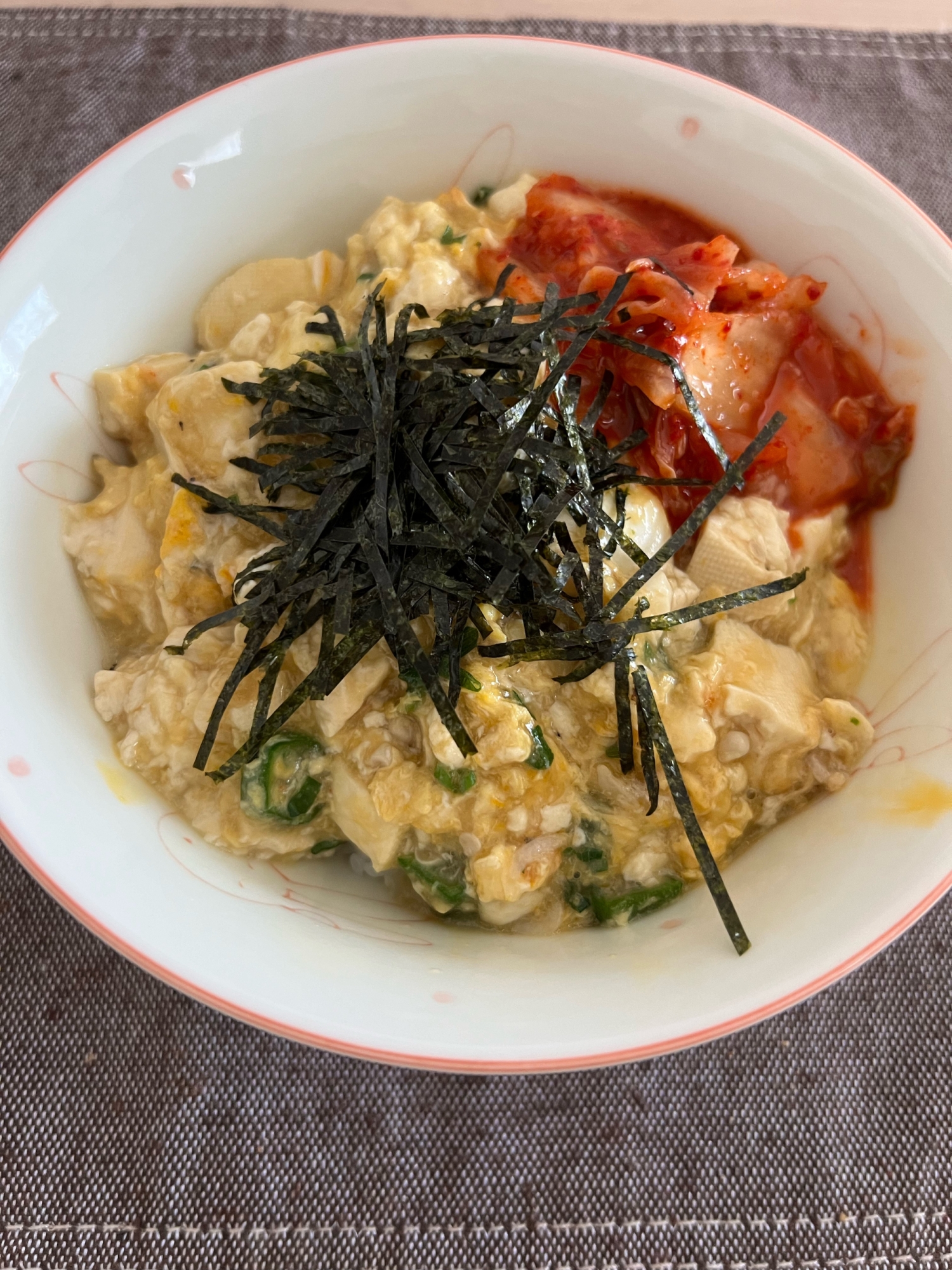 ヘルシー♪簡単豆腐丼