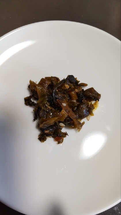 高菜漬物ごま油炒めෆ˚*