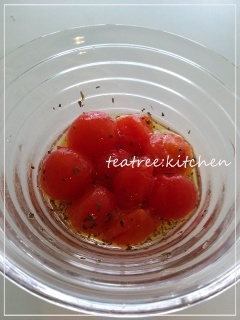 4歳の子どもと一緒に作りました＾＾色鮮やかでとってもきれい！ミニトマトがいくらでも食べられますね＾＾ごちそうさまでした！