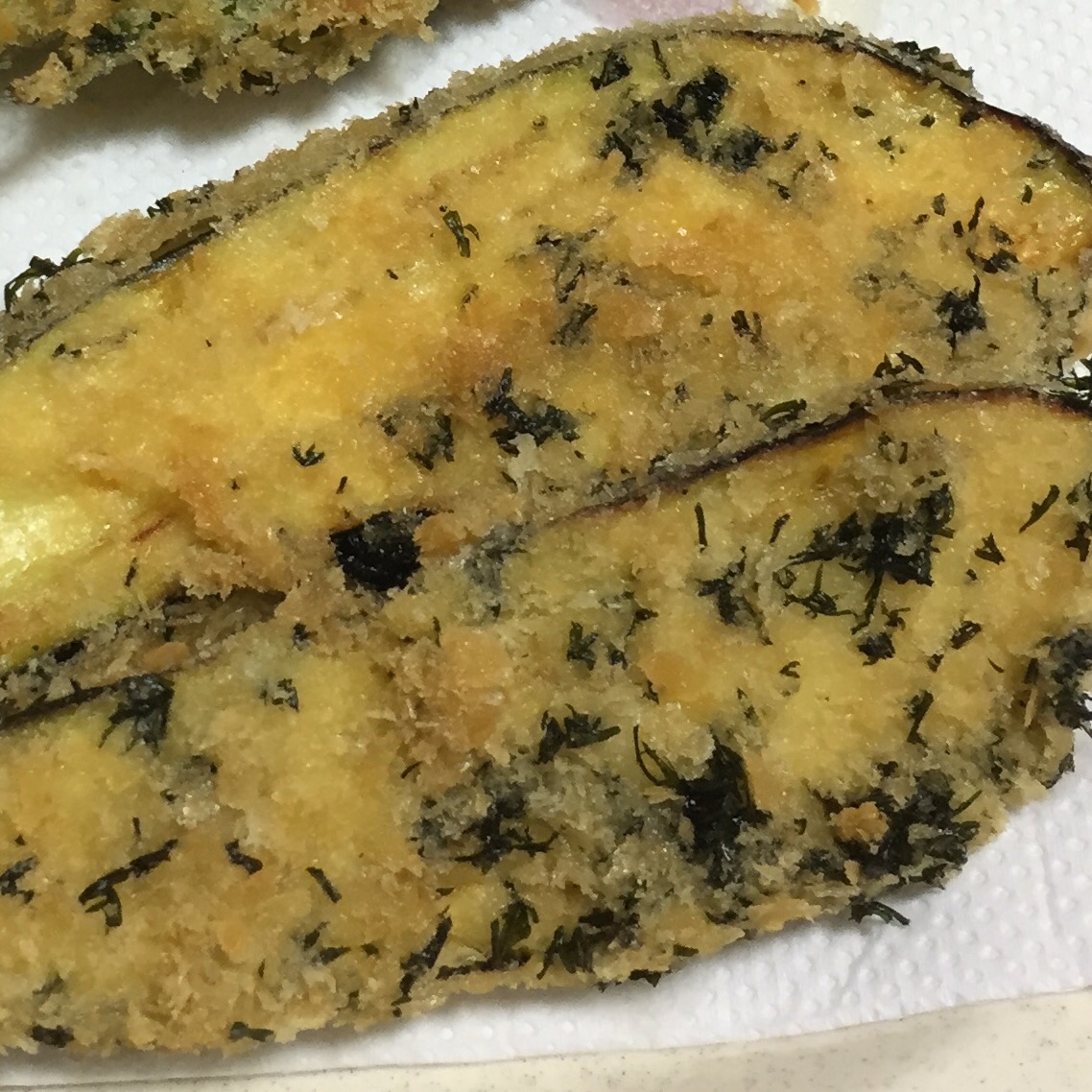 ナスのフライ 人参の葉っぱも活用 レシピ 作り方 By Marochan 楽天レシピ ナスのフライ 人参の葉っぱも活用 レシピ 作り方 By Marochan 楽天レシピ