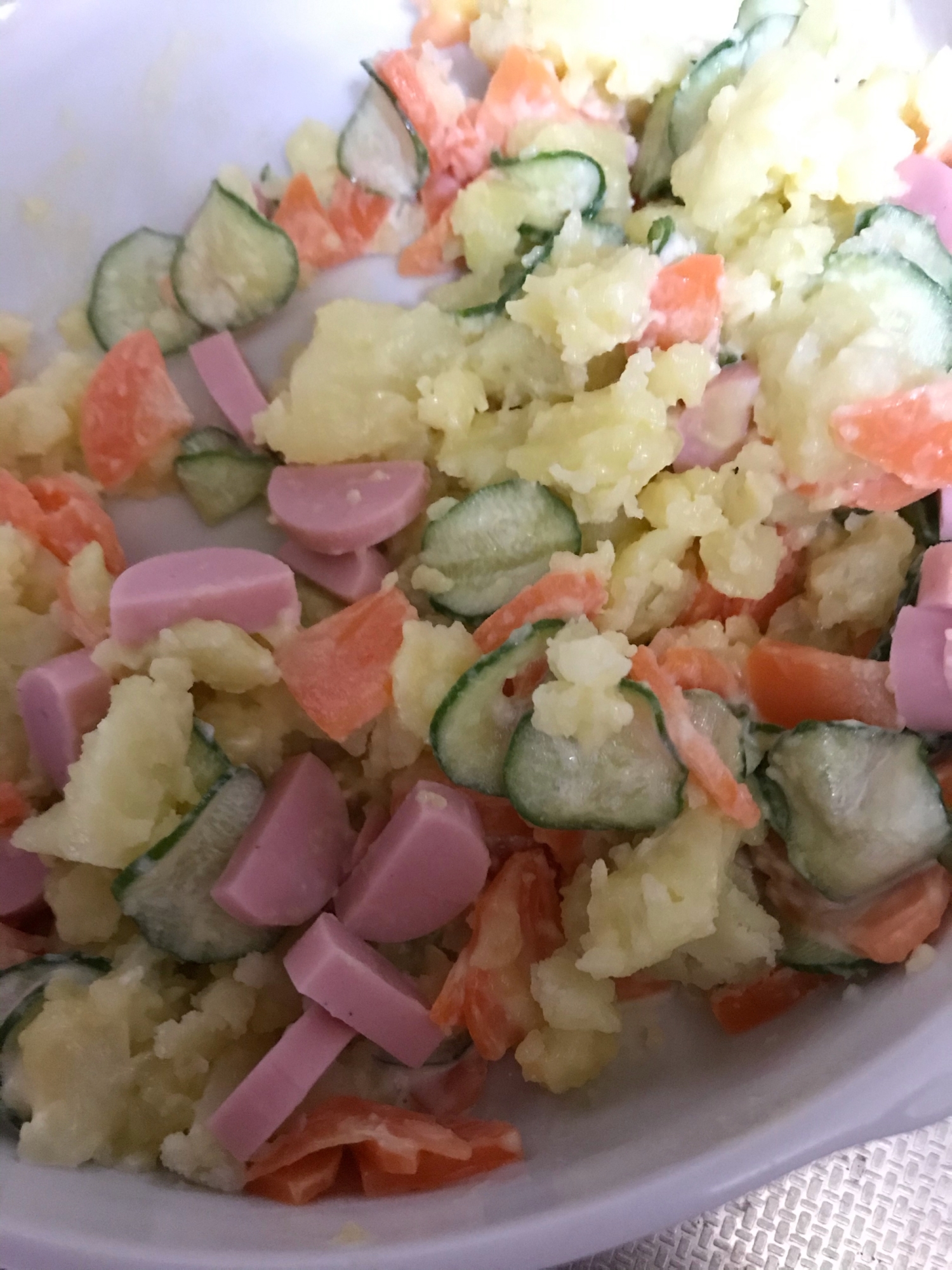 レンジでポテトサラダ