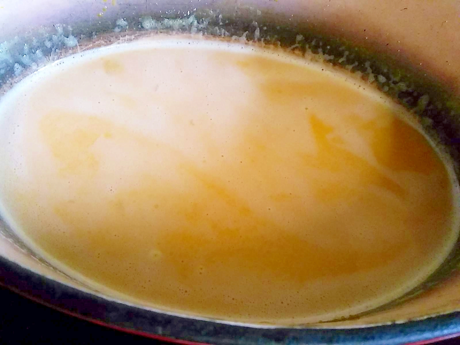 ミルクパウダーでカボチャスープ