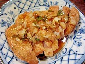 餃子のたれの揚げ焼きチキン