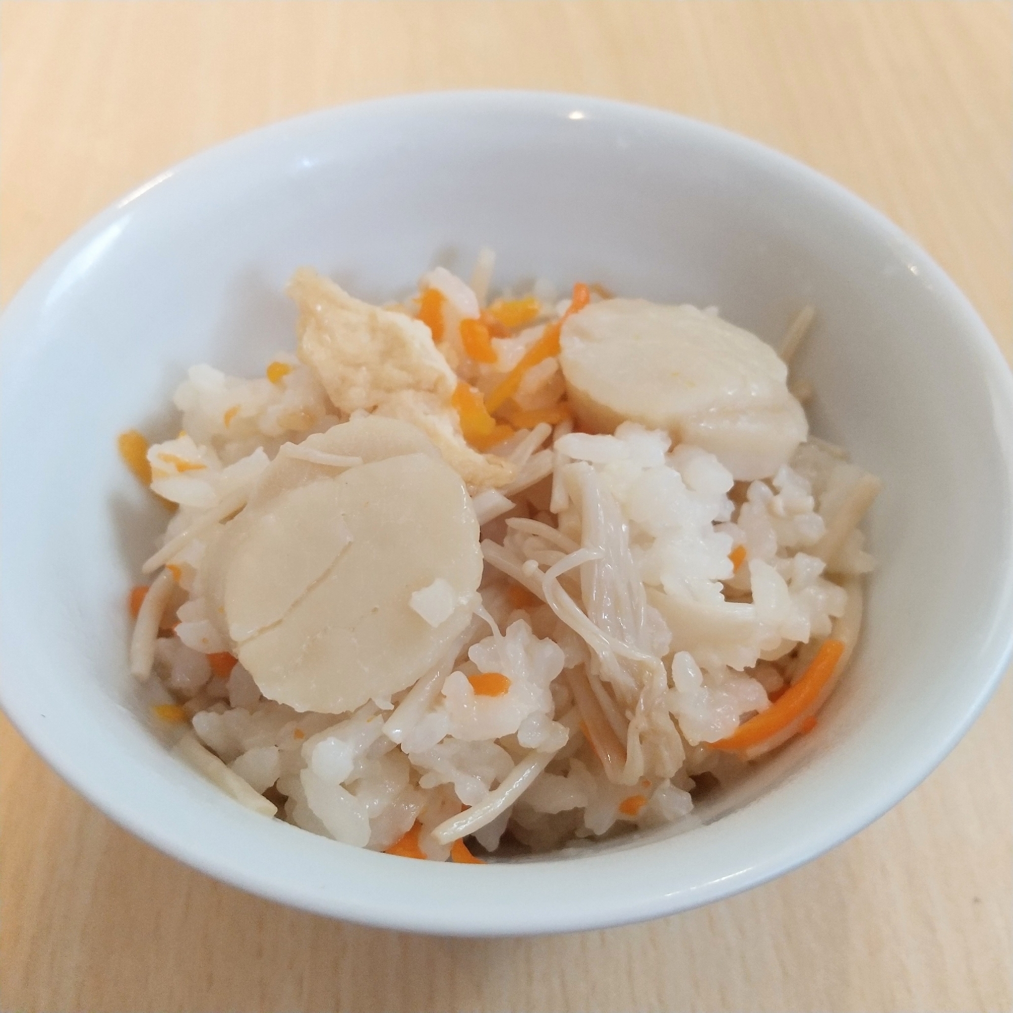 冷凍ホタテ貝柱の炊き込みご飯 レシピ 作り方 By 手作り大好きずぼらママ 楽天レシピ