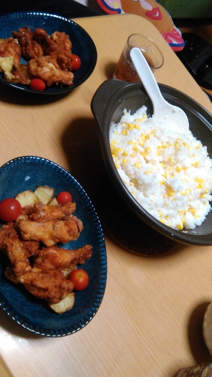 トウモロコシご飯～お鍋で手間いらず